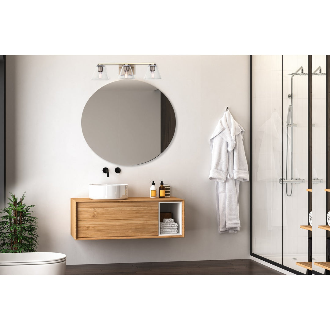 Vanity In Gold Finish