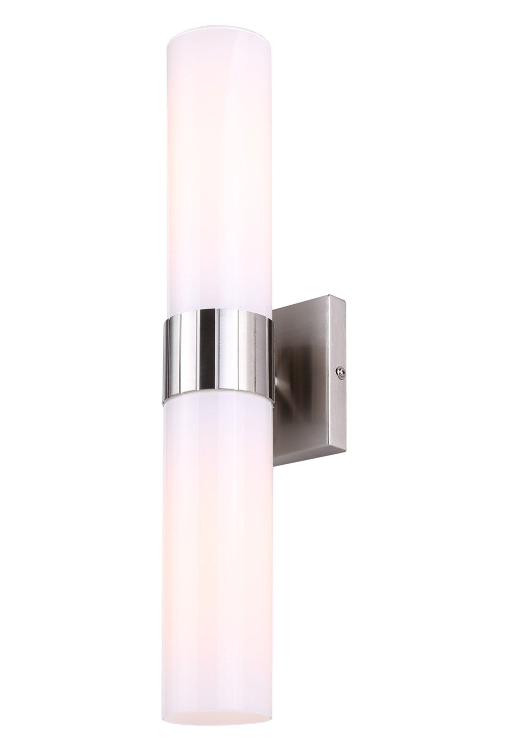 Wall Light In Brushed Nickel Finish by Canarm