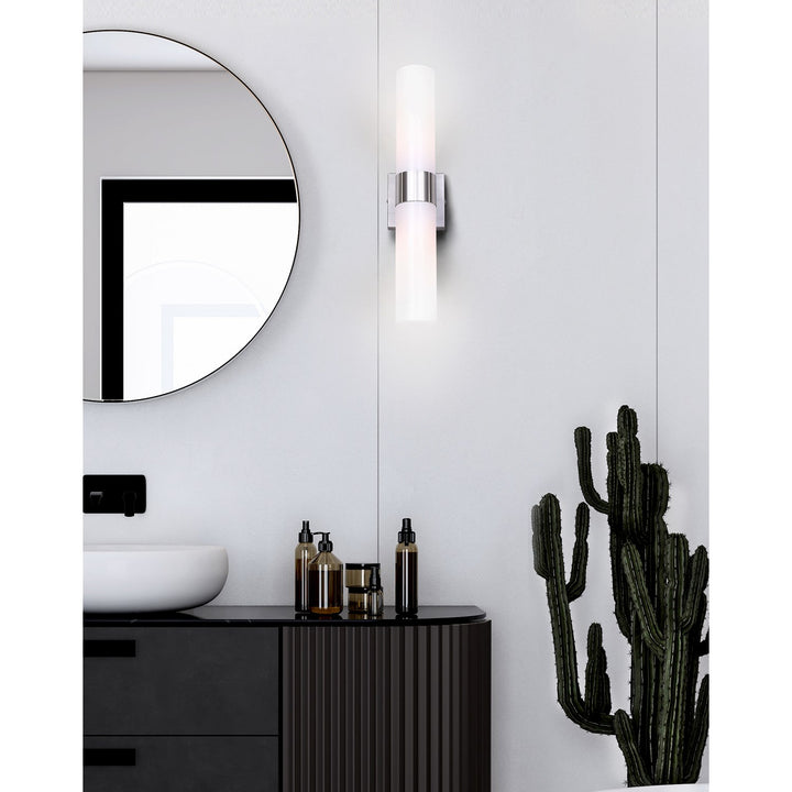 Wall Light In Brushed Nickel Finish
