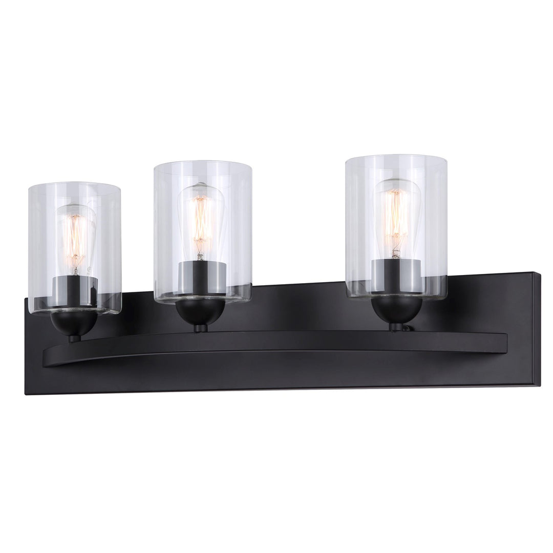 Vanity In Matte Black Finish by Canarm