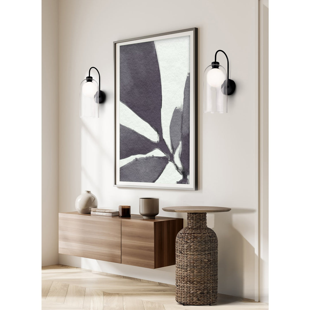 Sconce In Black Finish