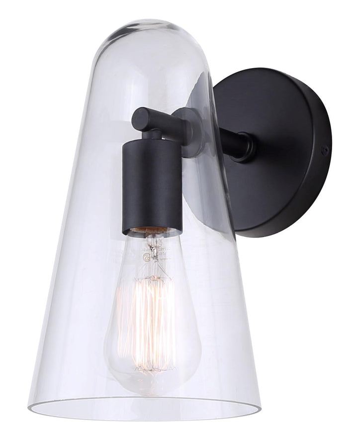 Sconce In Black Finish by Canarm