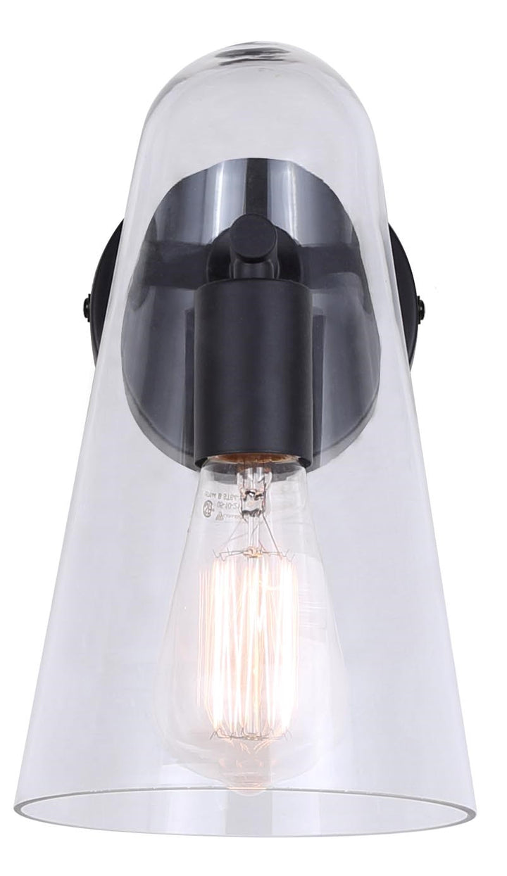 Sconce In Black Finish
