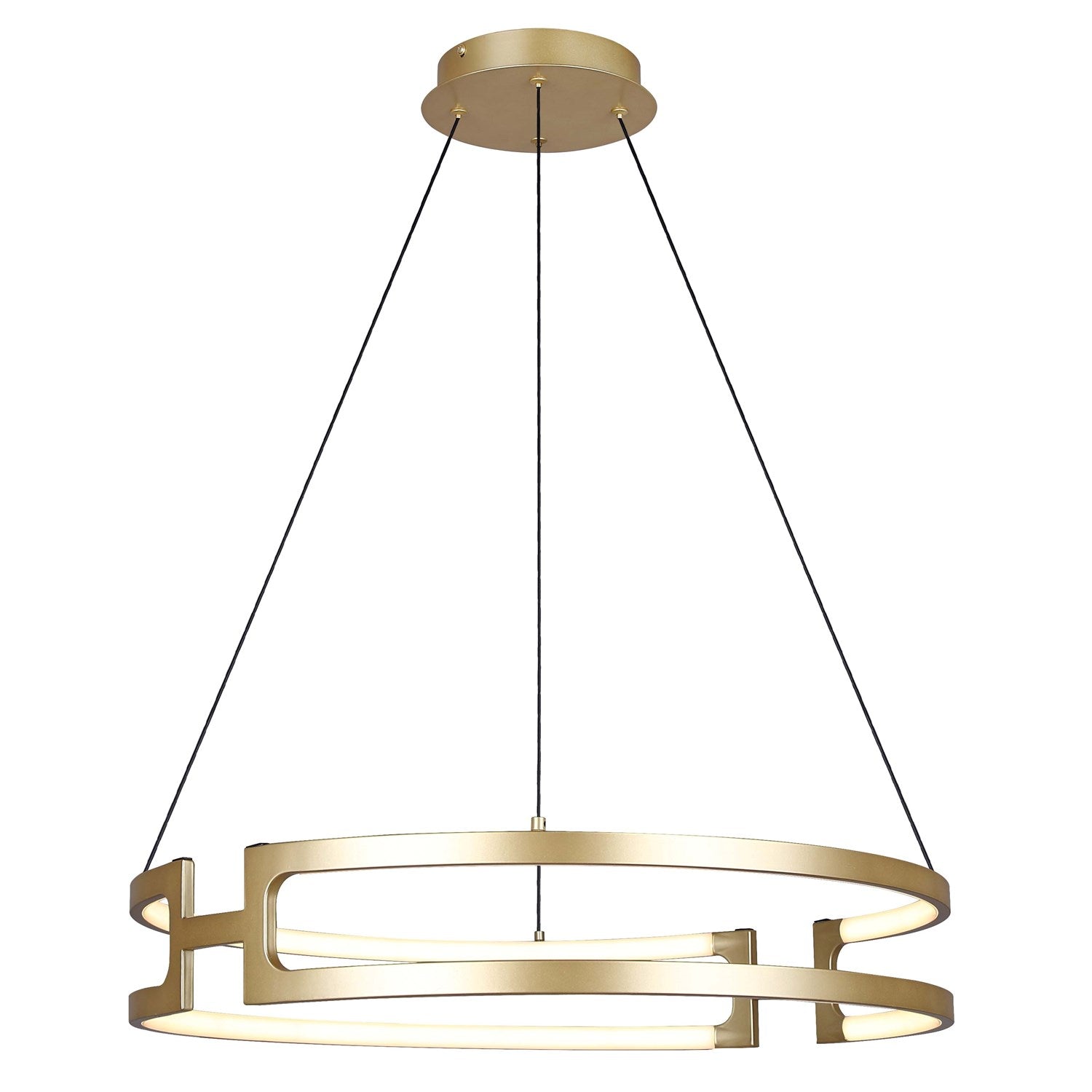 Chandelier In Gold Finish by Canarm