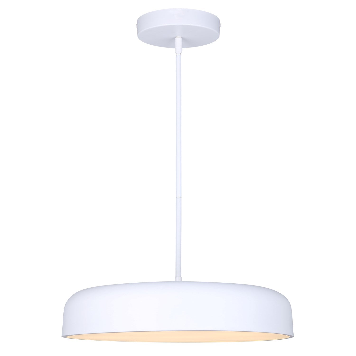 Chandelier In White Finish by Canarm