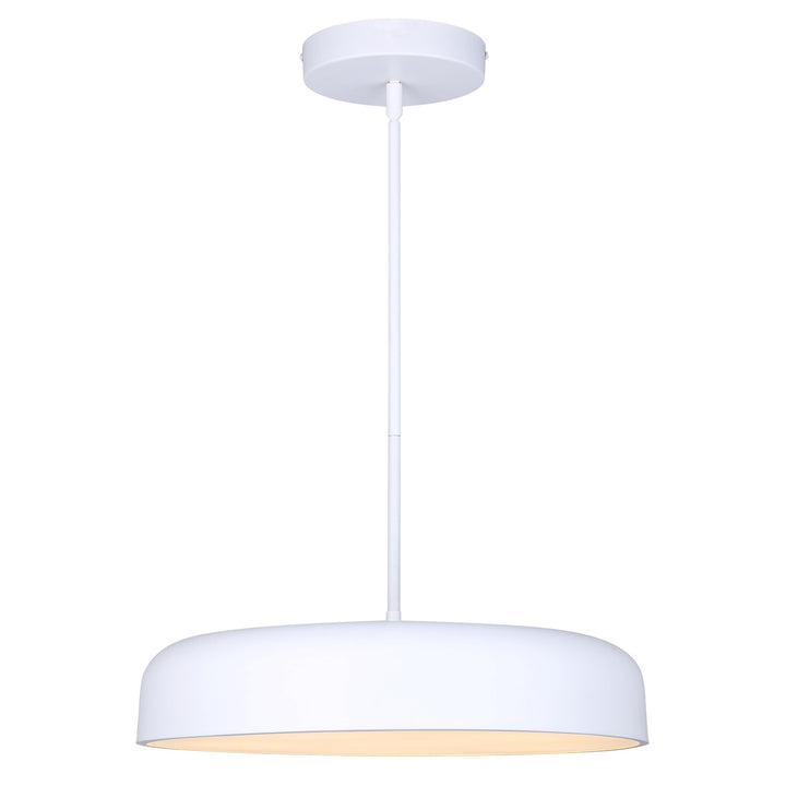 Chandelier In White Finish by Canarm