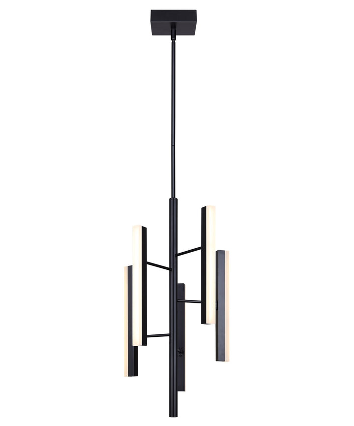 Chandelier In Black Finish by Canarm