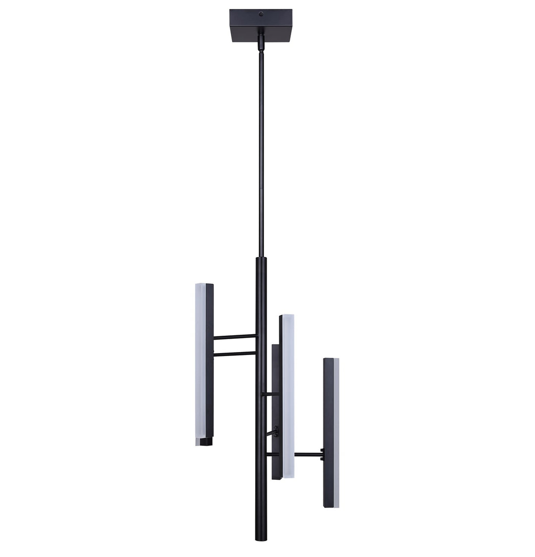 Chandelier In Black Finish