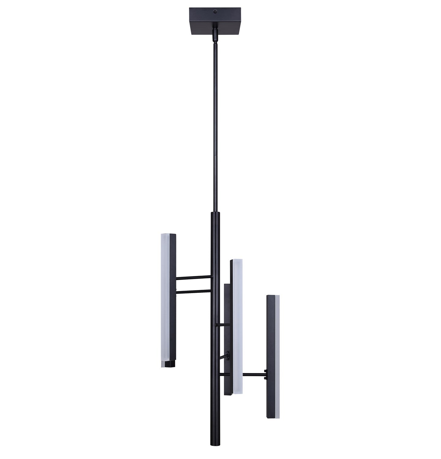 Chandelier In Black Finish