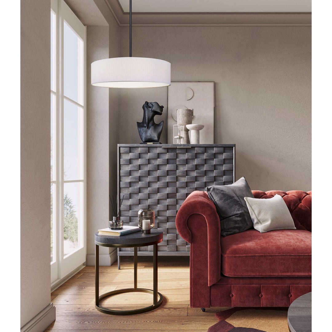 Chandelier In Black Finish