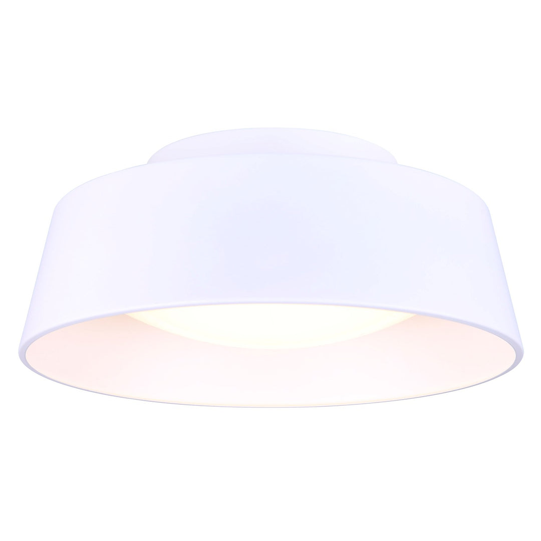 Flush Mount In White Finish by Canarm
