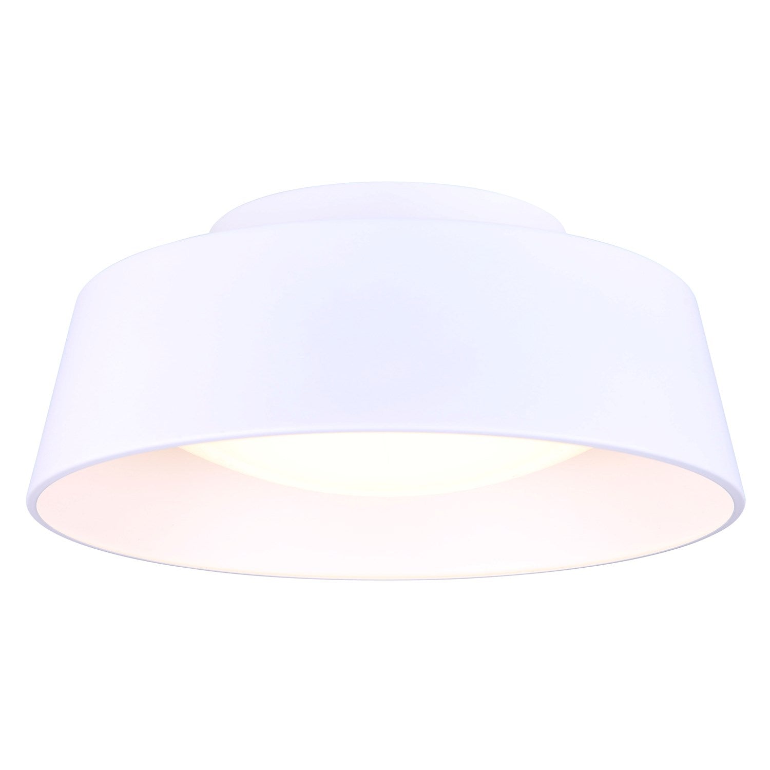 Flush Mount In White Finish by Canarm