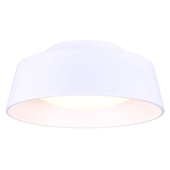 Flush Mount In White Finish by Canarm