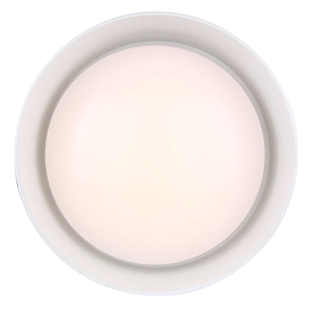 Flush Mount In White Finish