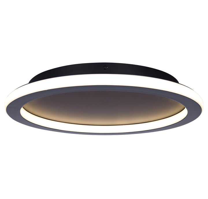 Flush Mount In Black Finish by Canarm