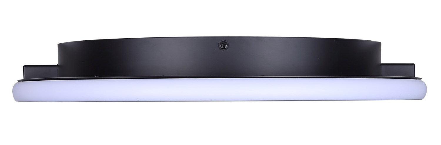 Flush Mount In Black Finish