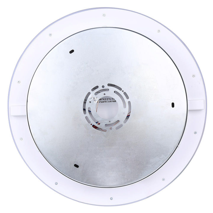 Flush Mount In White Finish