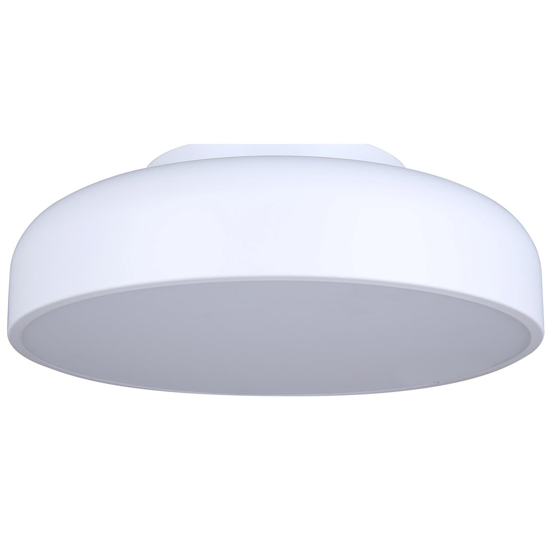Flush Mount In White Finish