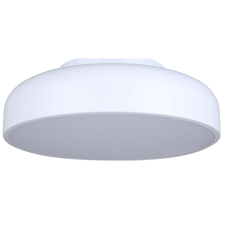 Flush Mount In White Finish