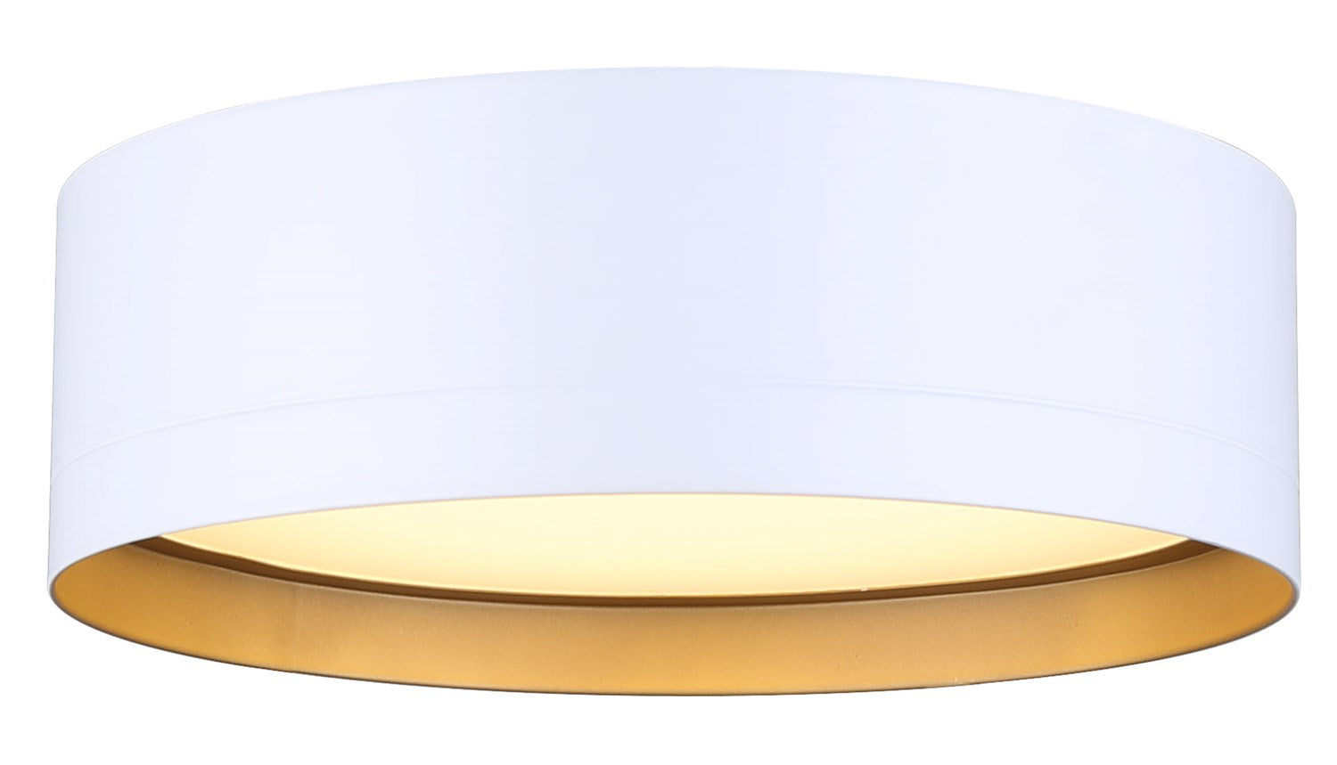 Flush Mount In White Finish by Canarm