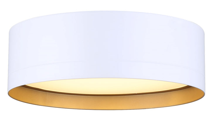 Flush Mount In White Finish by Canarm