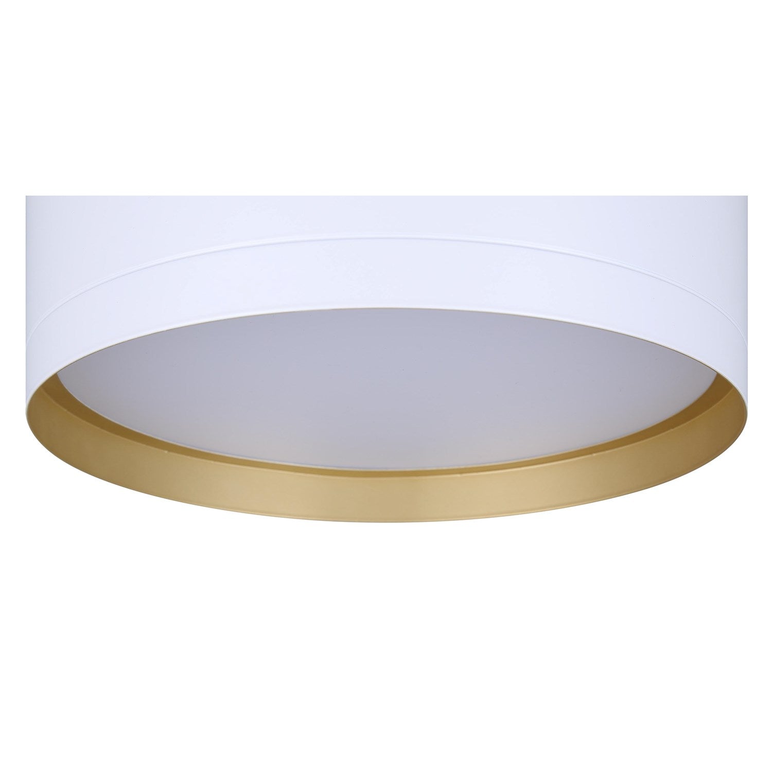 Flush Mount In White Finish
