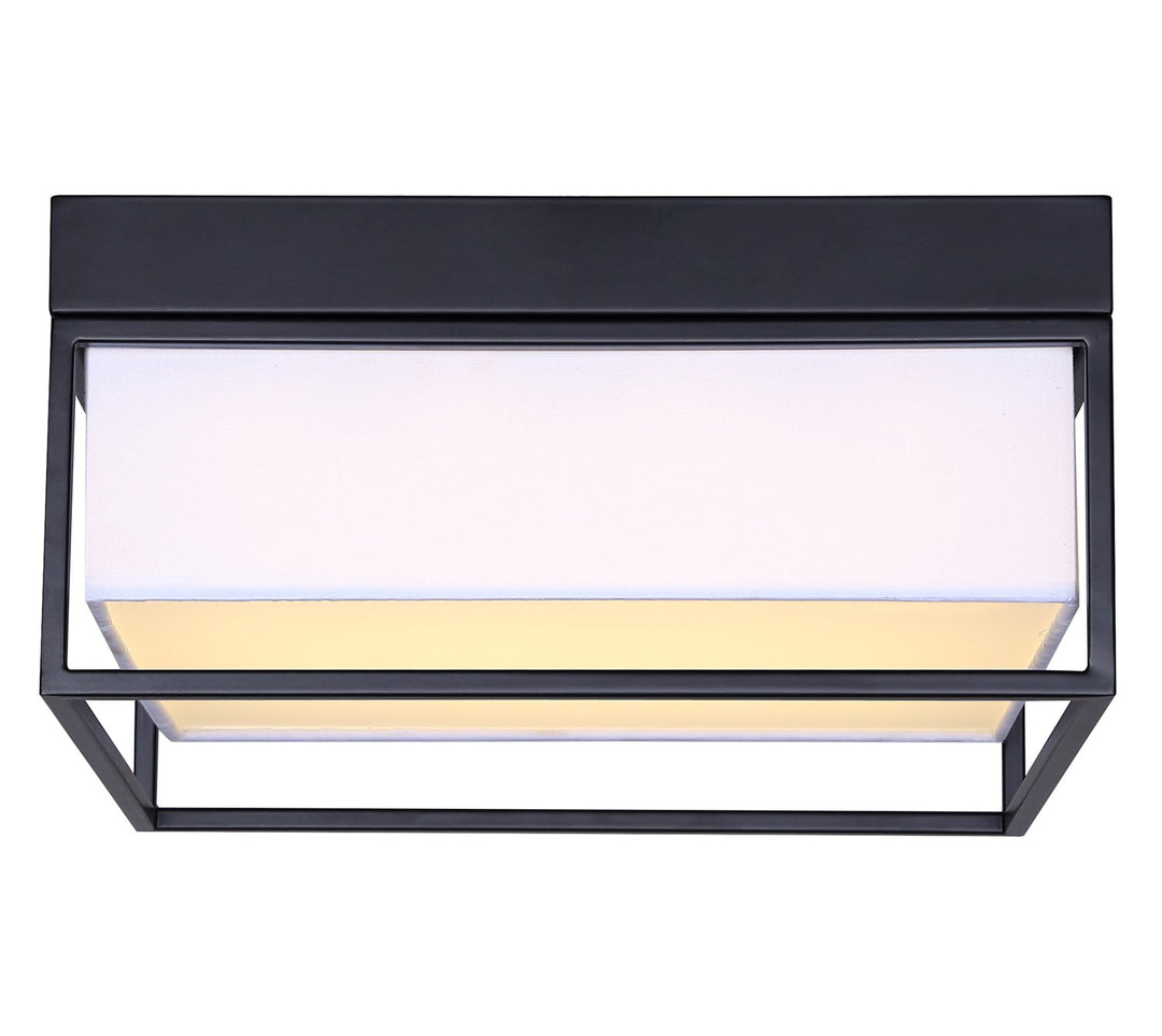 Flush Mount In Black Finish