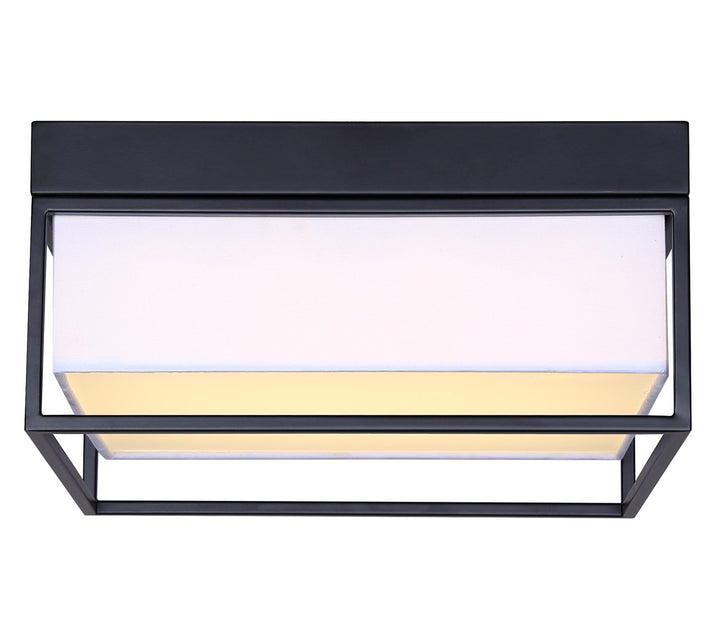 Flush Mount In Black Finish