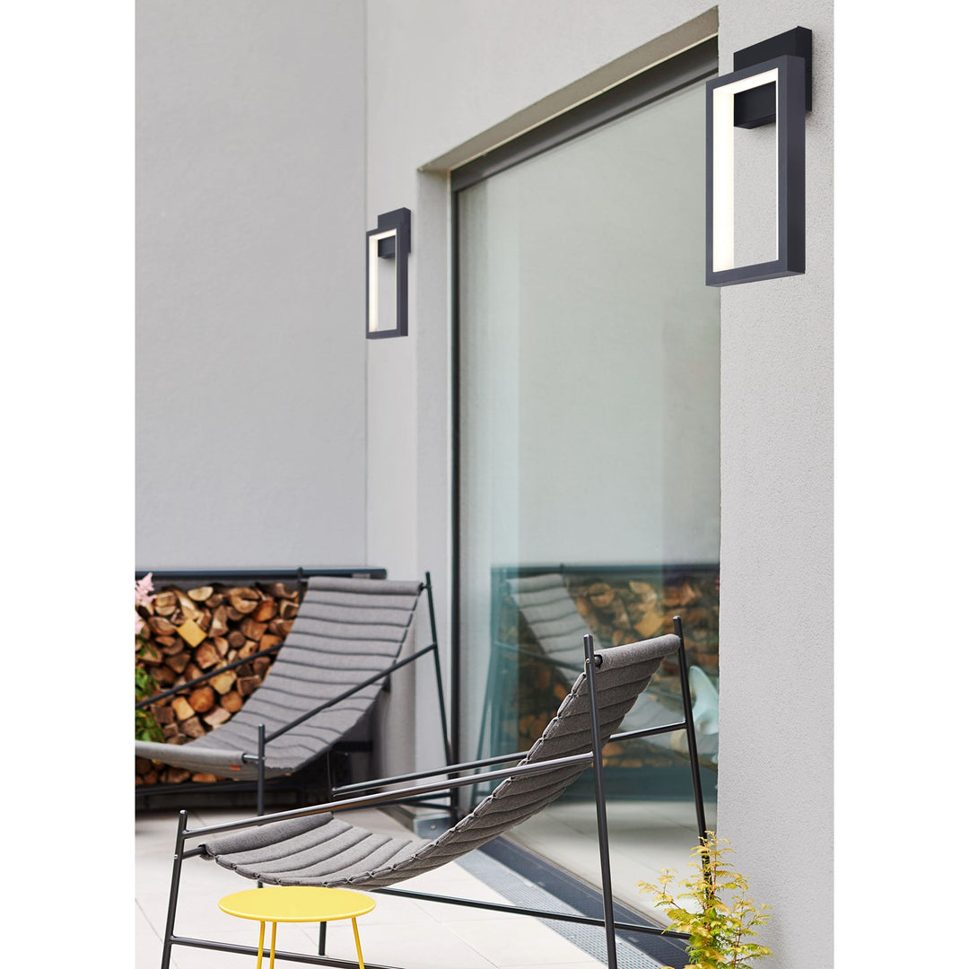 Outdoor Lantern In Black Finish