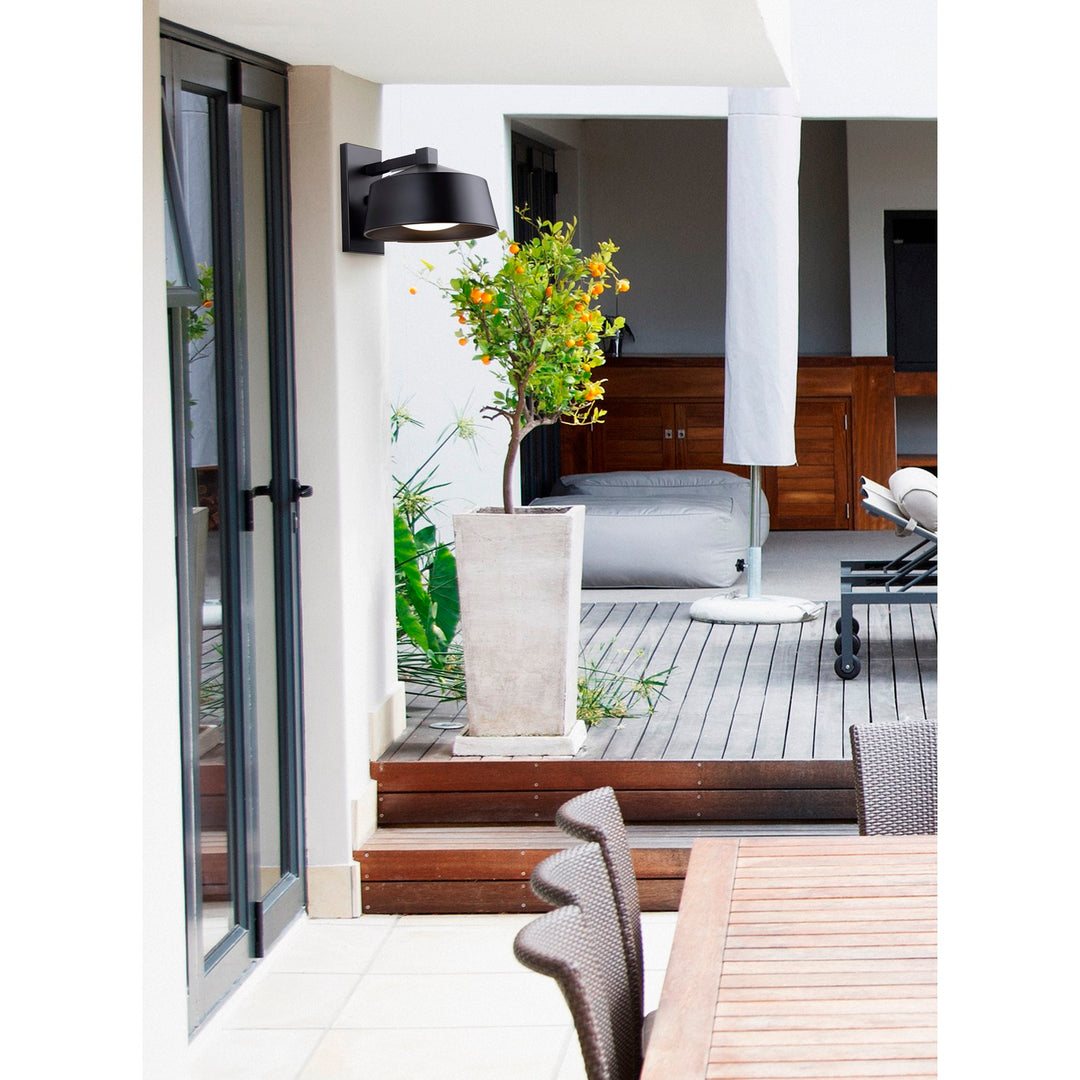 Outdoor Lantern In Matte Black Finish
