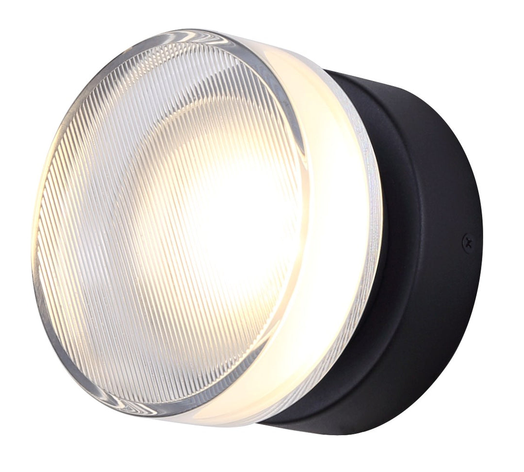 Outdoor Lantern In Black Finish by Canarm