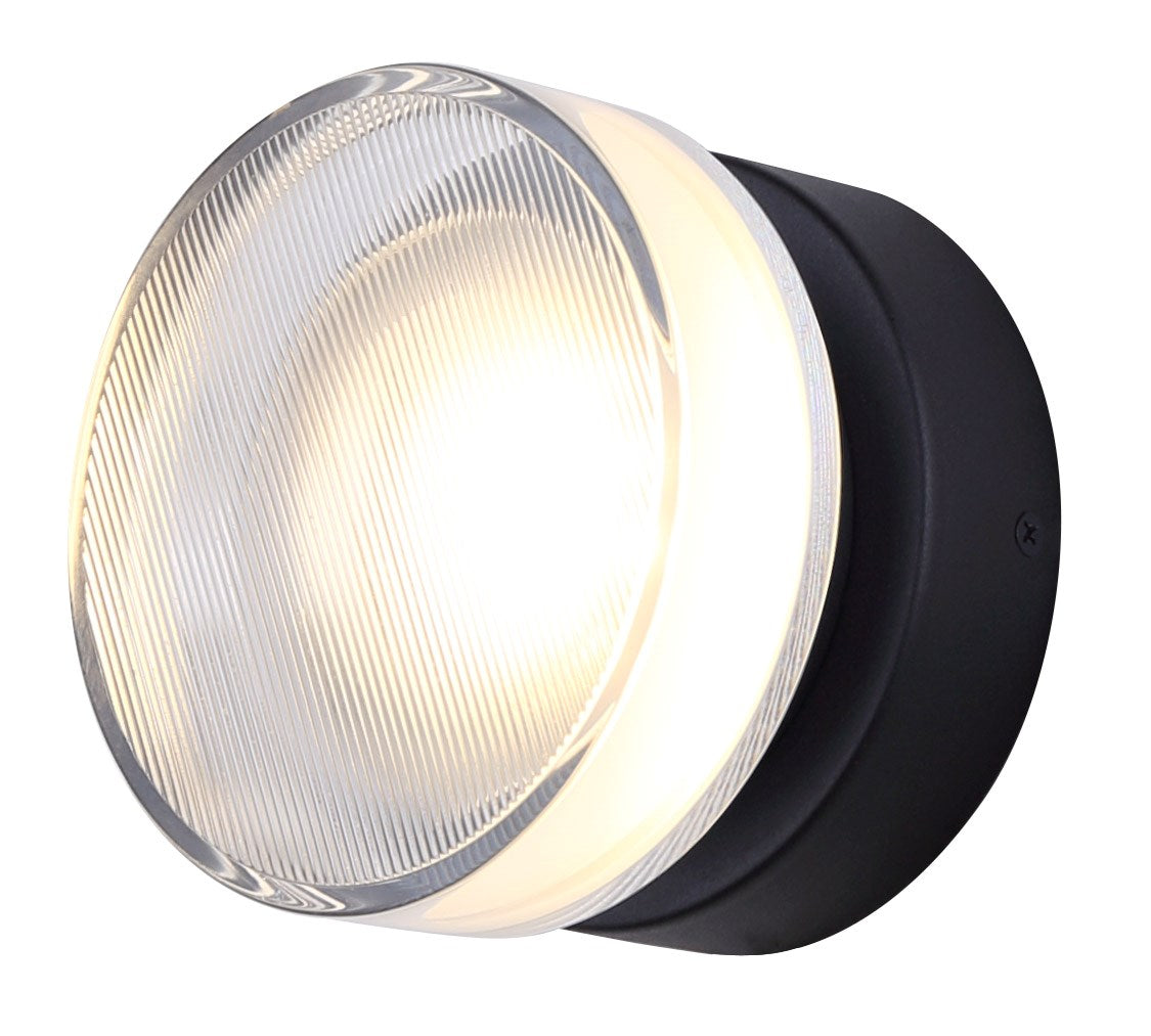 Outdoor Lantern In Black Finish by Canarm