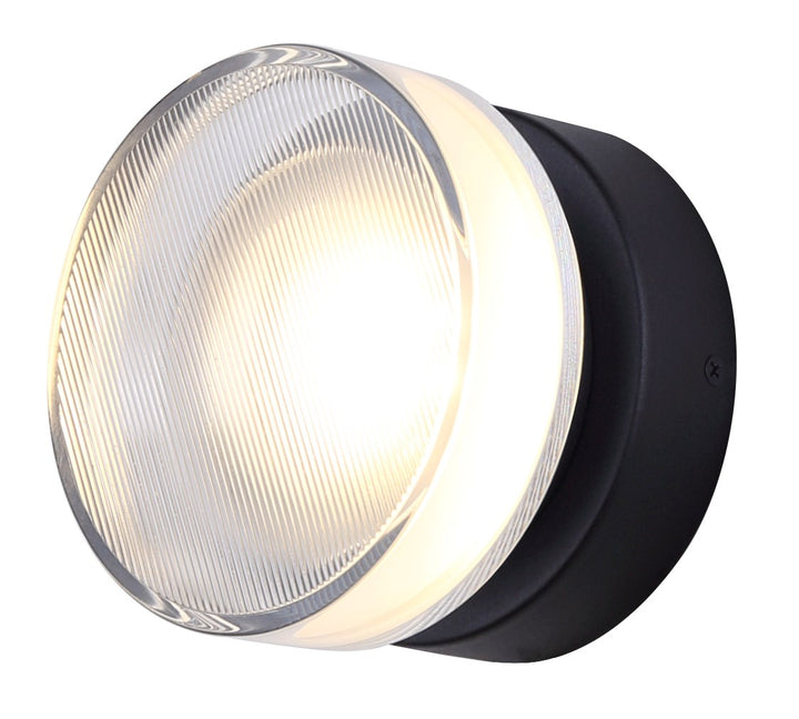 Outdoor Lantern In Black Finish by Canarm