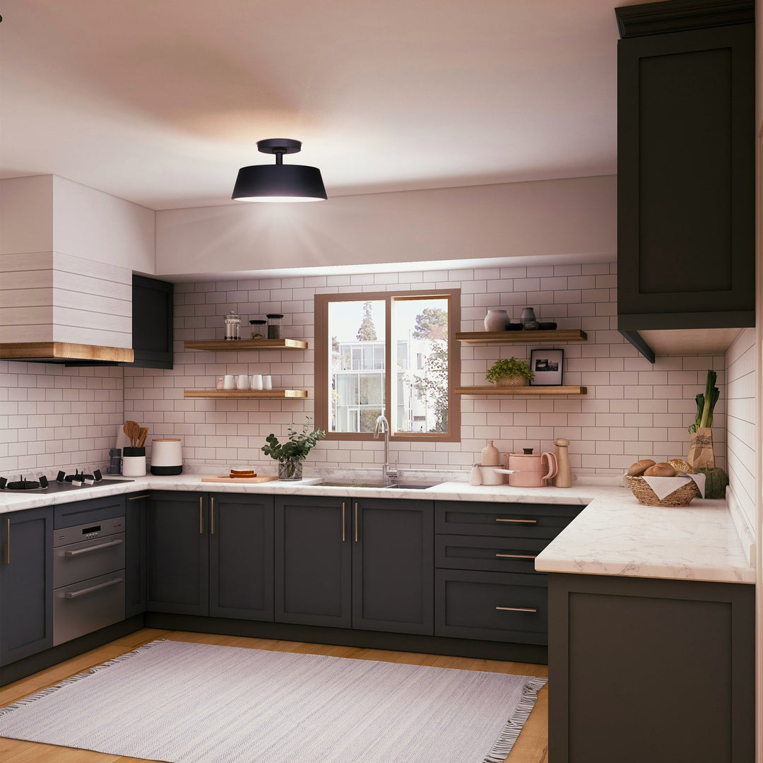 Outdoor Ceiling In Black Finish