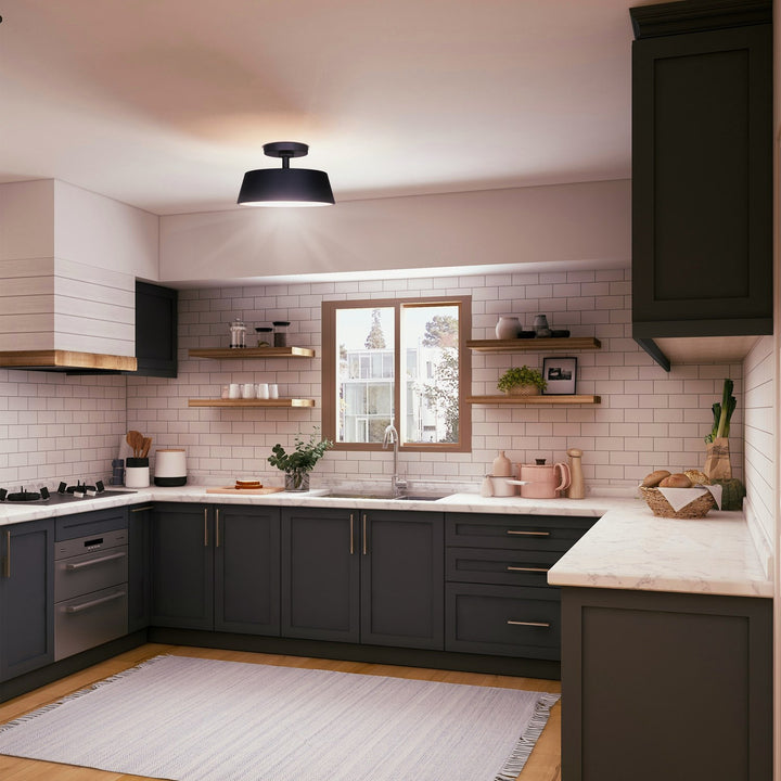 Outdoor Ceiling In Black Finish