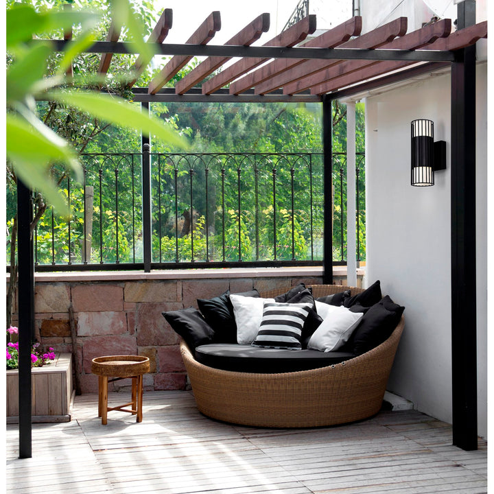 Outdoor Lantern In Black Finish
