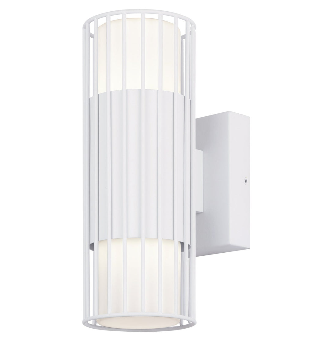 Outdoor Lantern In White Finish by Canarm