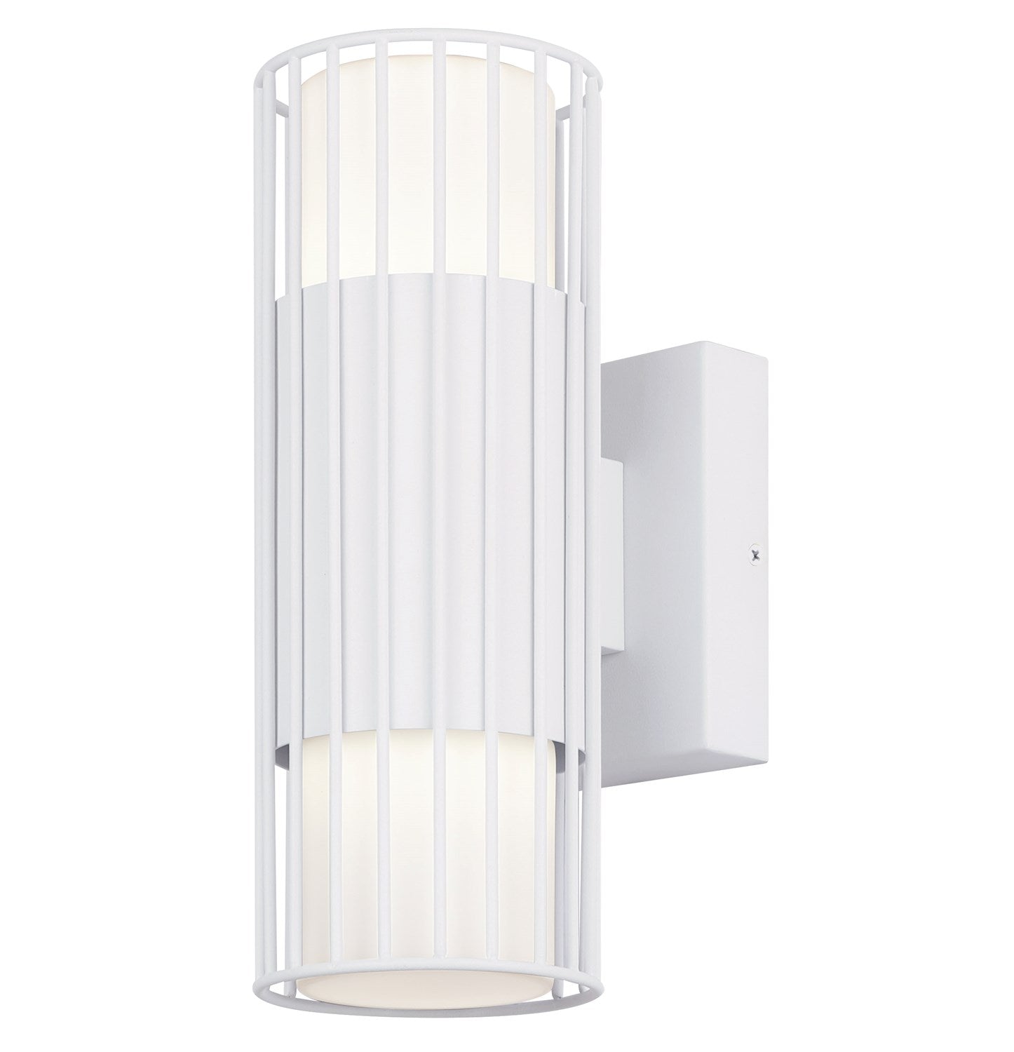 Outdoor Lantern In White Finish by Canarm