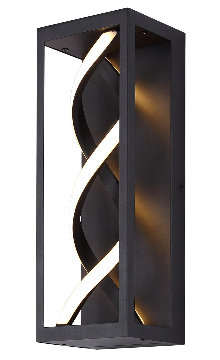 Outdoor Lantern In Black Finish by Canarm