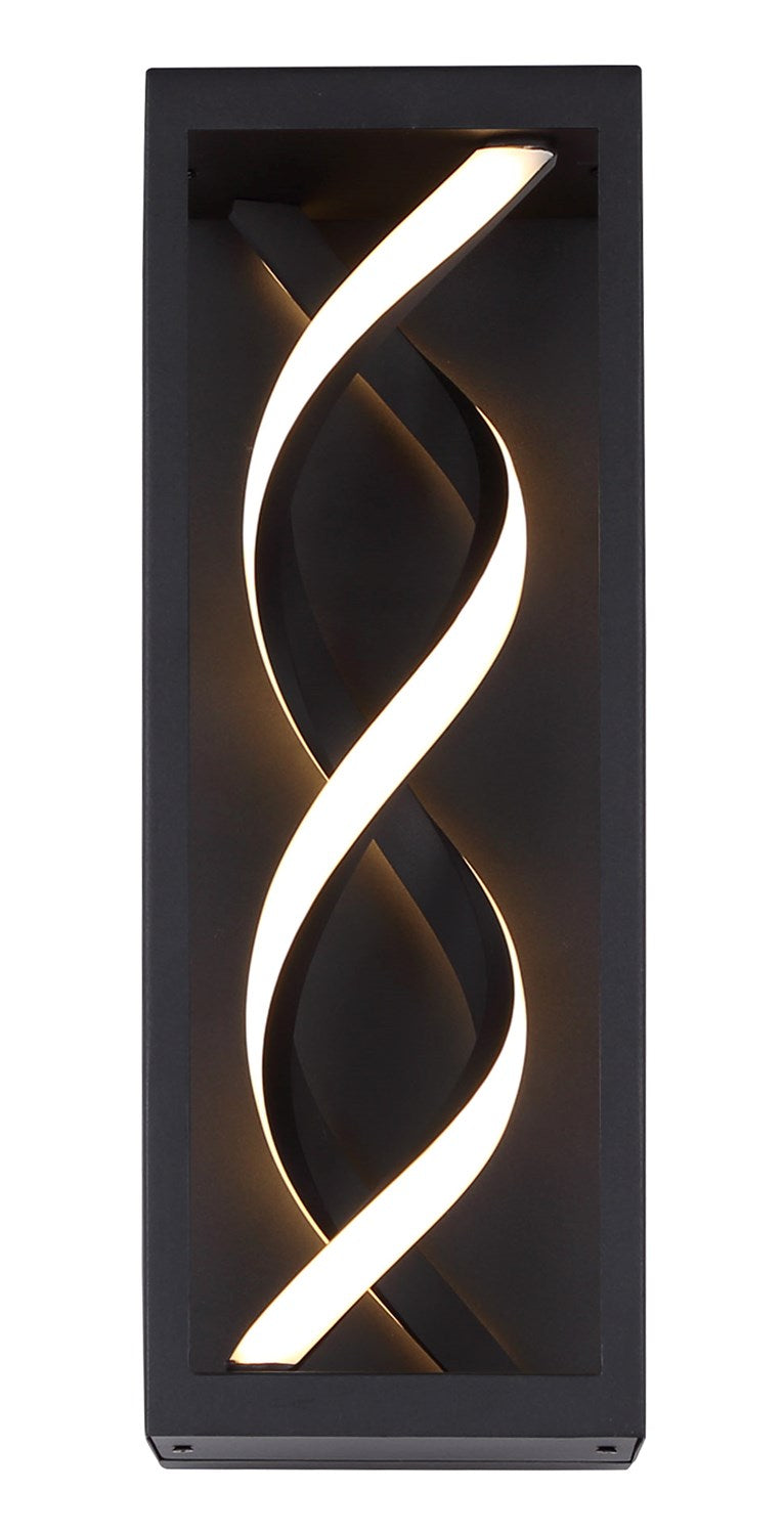 Outdoor Lantern In Black Finish