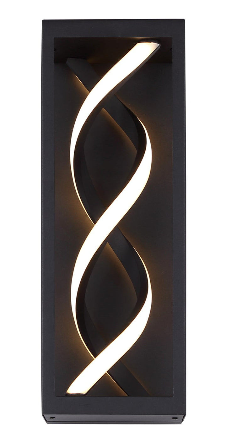 Outdoor Lantern In Black Finish
