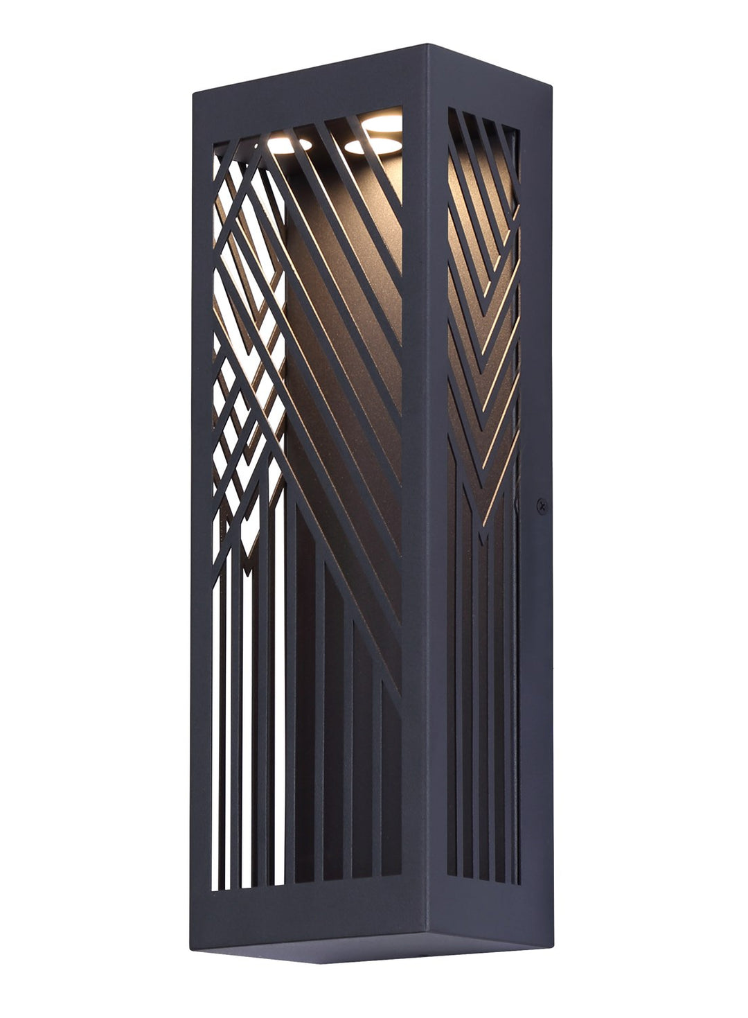 Outdoor Lantern In Black Finish by Canarm