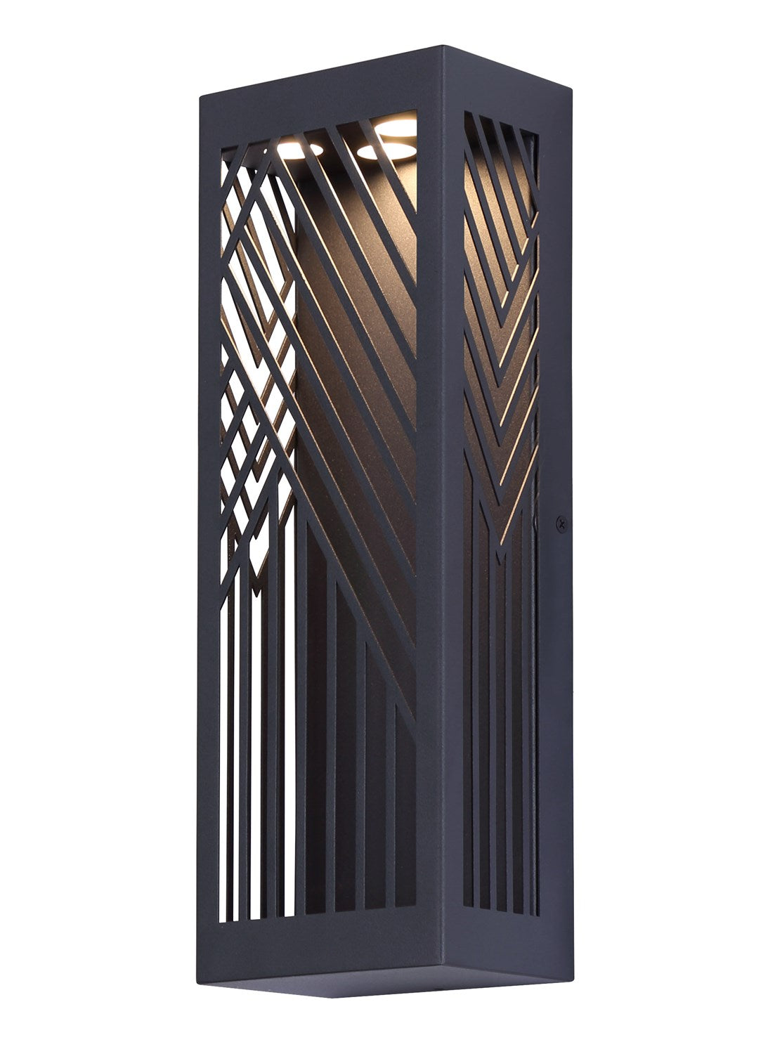 Outdoor Lantern In Black Finish by Canarm