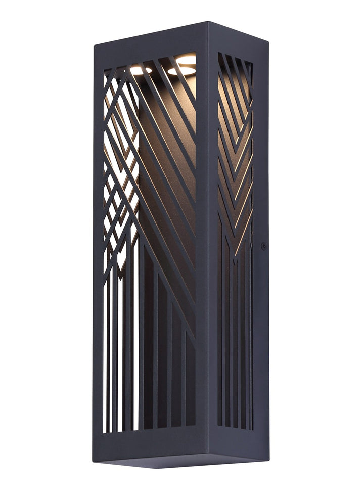 Outdoor Lantern In Black Finish by Canarm