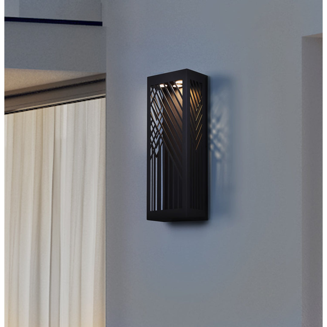 Outdoor Lantern In Black Finish