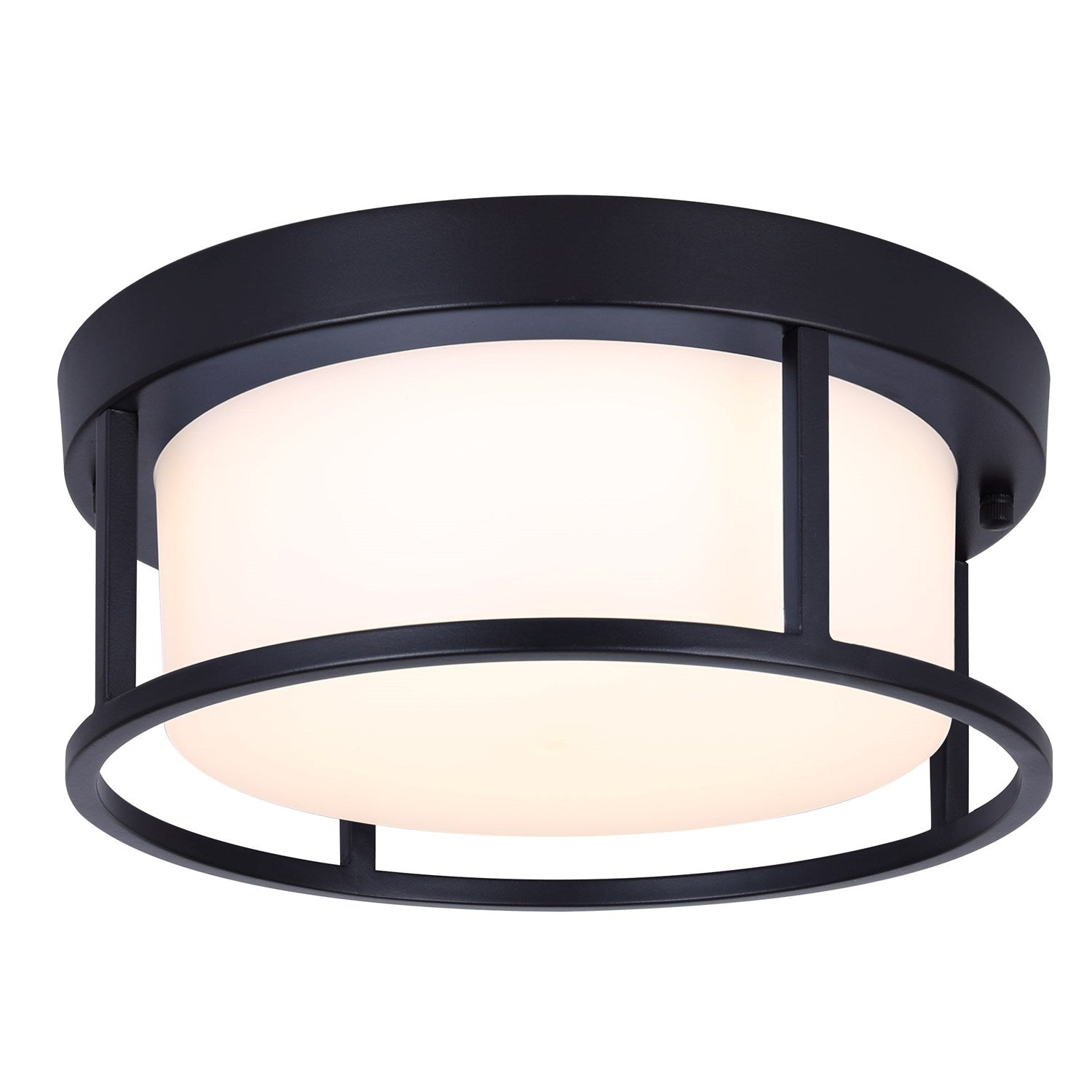 Outdoor Ceiling In Black Finish by Canarm