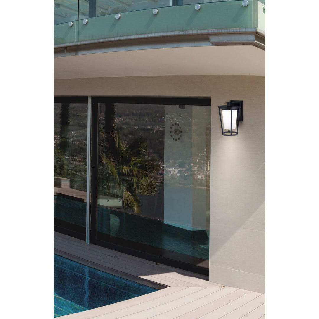 Outdoor Lantern In Black Finish