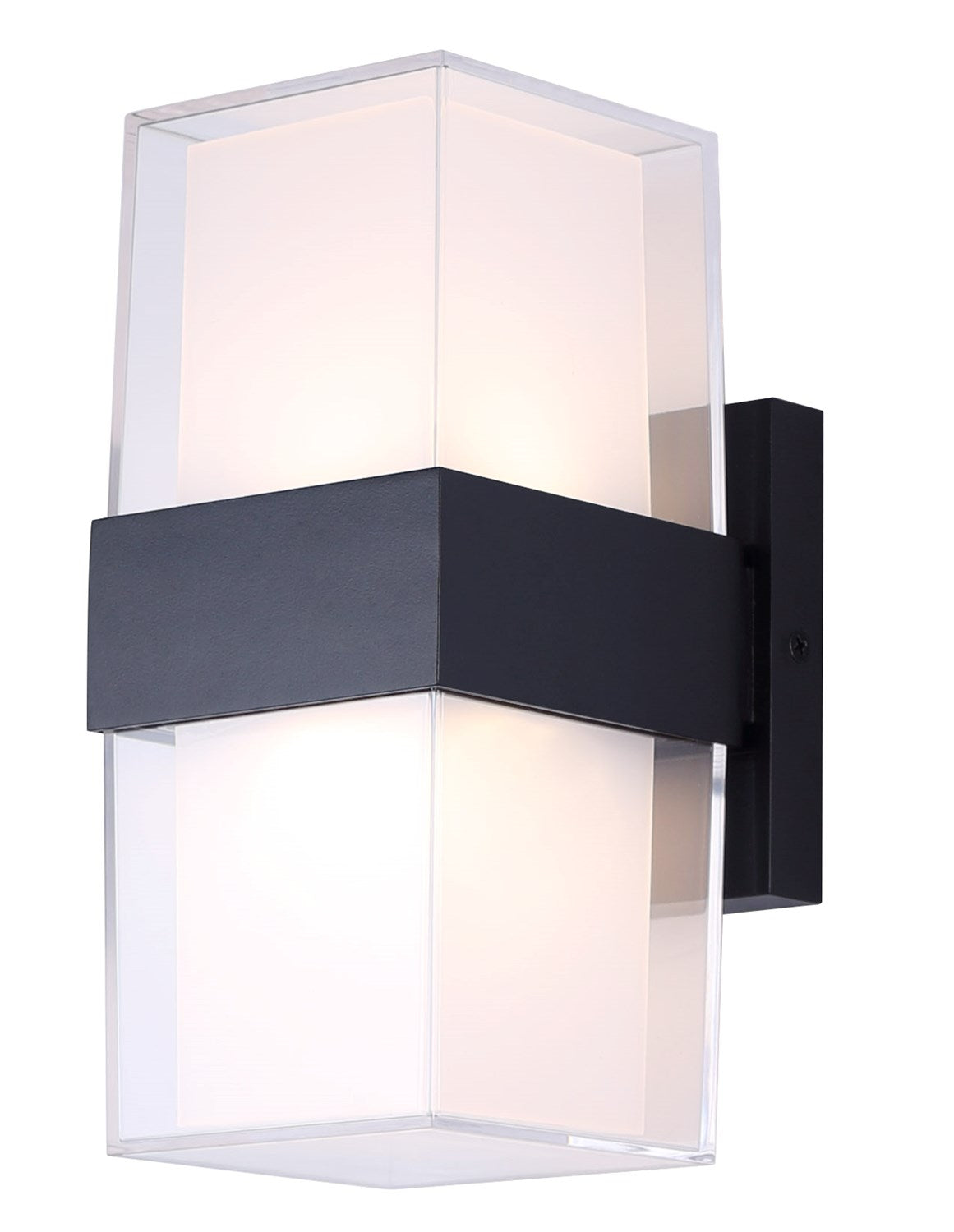 Outdoor Lantern In Black Finish by Canarm