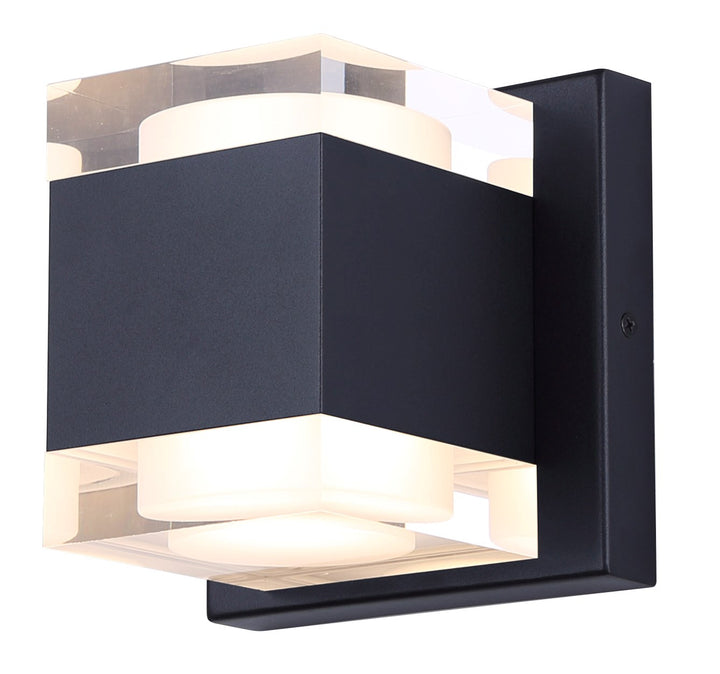 Outdoor Lantern In Black Finish by Canarm