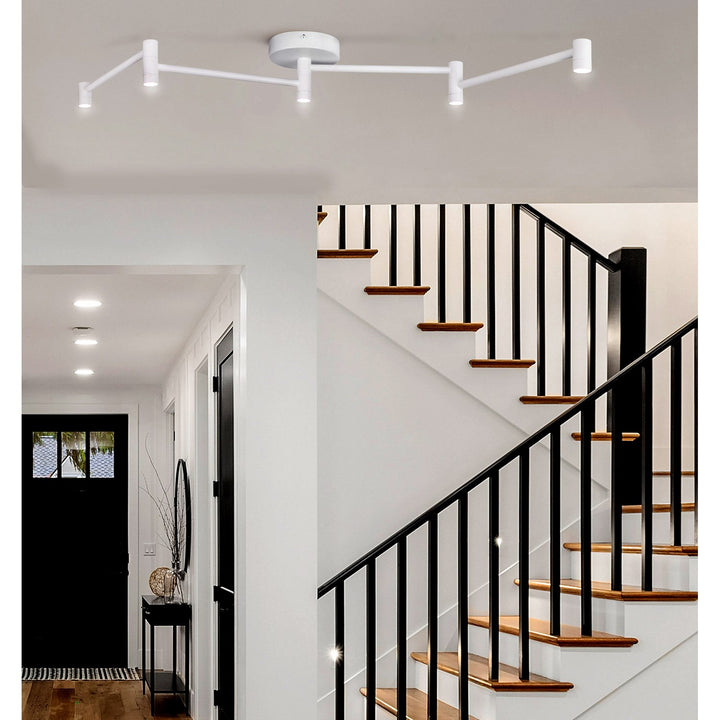 Track Lighting In White Finish